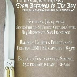 "from Batangas to the Bay" Balisong Event