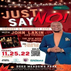 "just Say No," Gospel Concert and Community Expo