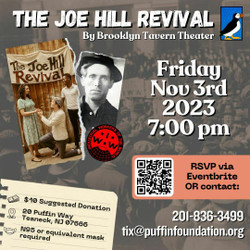 "the Joe Hill Revival" By Brooklyn Tavern Theater