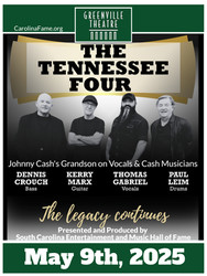 “the Tennessee Four” with Johnny Cash's Grandson Thomas Gabriel.