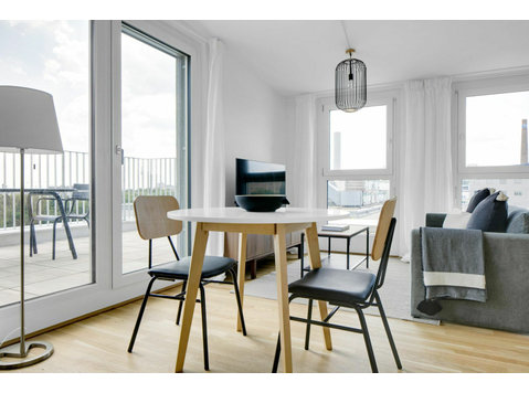 Neubau mit Stil! 2 Zimmer mit Balkon und hipper Wohnküche!… - Zu Vermieten