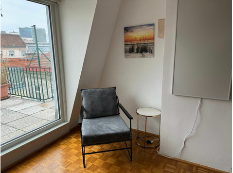 Modern Terrace Apartment | 80m² | Near Belvedere - For Rent