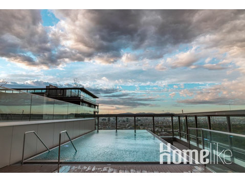 Amazing view over Vienna and infinity pool - Apartemen