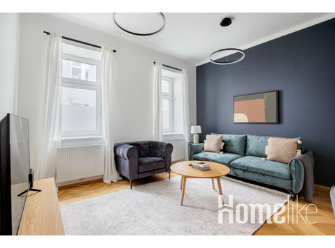 Fond bleu | Leopoldstadt, meublé, cuisine complète - Appartements
