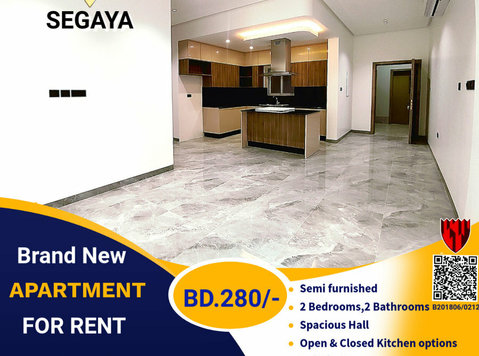 Brand New 2 Bhk Apartment for Rent in Segaya Bd.280/- - Апартаменти