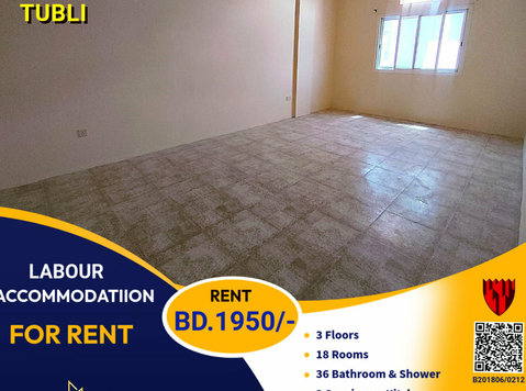 Labour Accommodation (140 Peoples) For rent in Tubli Bd.1950 - Apartments