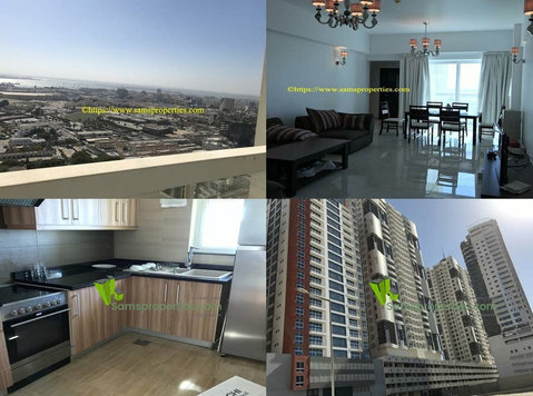 One-bedroom flat for rent in Juffair Bahrain with furniture. - آپارتمان ها