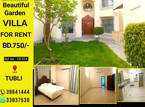Beautiful Residential Garden Villa for rent in Tubli Bd.750/ - گھر