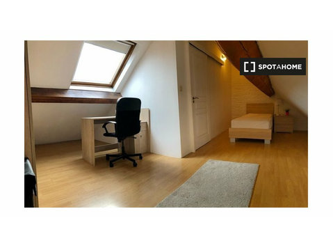 Comfy room to rent in 4-bed house in Schaerbeek, Brussels - Til leje