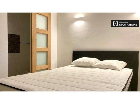 Ixelles, Brüksel'de 4 yatak odalı dairede davetkar oda - Kiralık