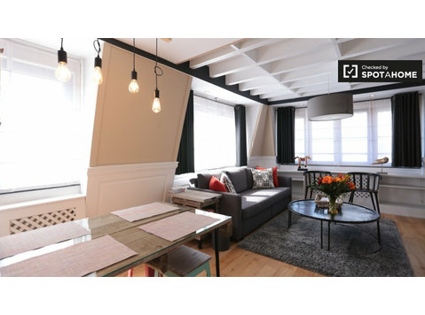 Şehir Merkezi'nde kiralık 1 yatak odalı daire, Brüksel - Apartman Daireleri