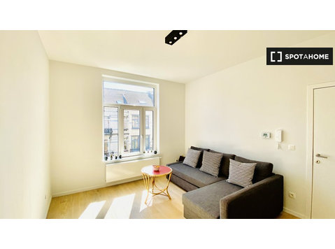 Dailly, Brüksel'de kiralık 1 yatak odalı dubleks daire - Apartman Daireleri
