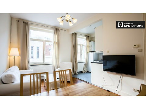 Apartamento de 1 quarto brilhante para alugar em Ixelles,… - Apartamentos