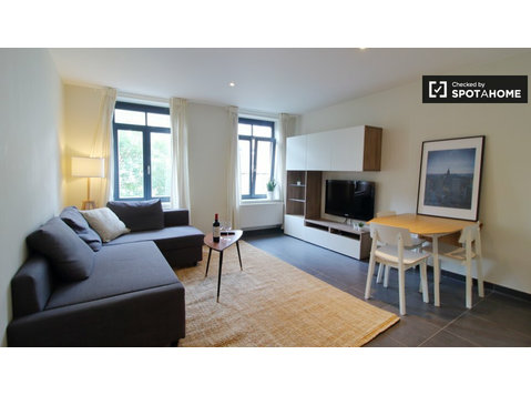 Brüksel şehir merkezinde kiralık 1 yatak odalı şık daire - Apartman Daireleri