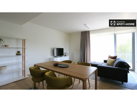 Chic appartement de 2 chambres à louer à Ixelles, Bruxelles - Appartements