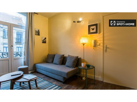 Cozy studio apartment for rent in St Gilles, Brussels - Apartments