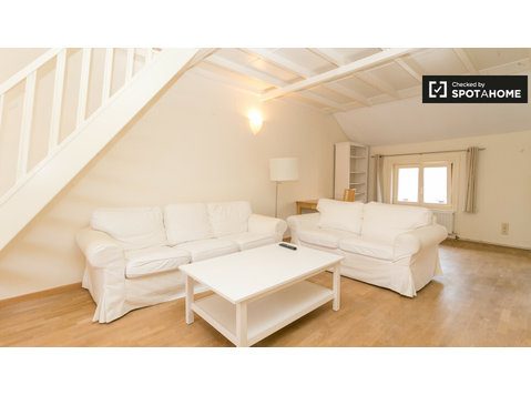 Luminous 1-pokojowe mieszkanie do wynajęcia w Ixelles,… - Mieszkanie