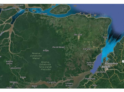 Áreas Portuárias no Pará, Ilha do Marajó e arredores - Terrain