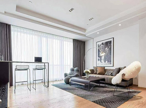 located in Baitang Park, a high-end apartment with a rooftop - شقق