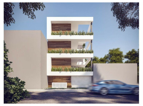 A 3-storey apartment block of six 2-bedroom apartments with… - Houses