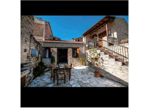 Two unique listed stone  houses in Lofou village are… - منازل