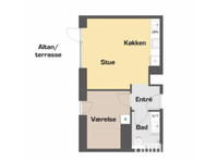 Cool 1-bed w. private terrace - Mieszkanie
