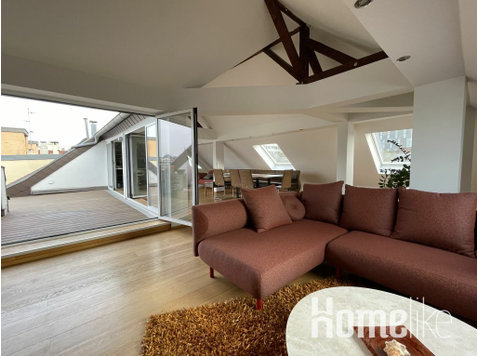 Fantastic penthouse with huge roof terrace and sauna - Apartments