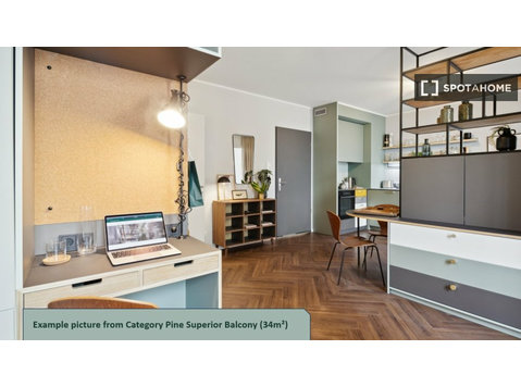 Komplett möbliertes und ausgestattetes Apartment mit Balkon - Apartamentos