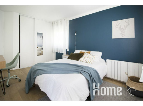 Tidy 13m² bedroom in coliving -G013 - Kimppakämpät