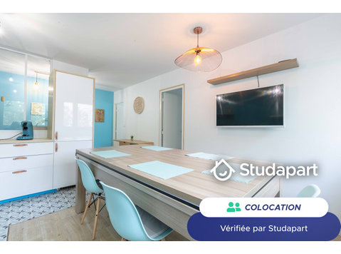Voici un appartement qui vous attend, avec 4 chambres, et… - À louer