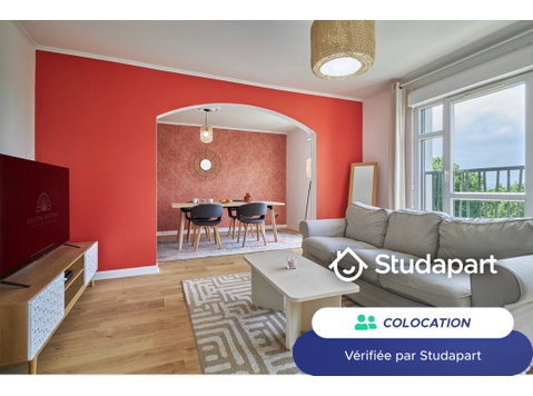 3 chambre(s) libre(s) dans une colocation de 1 chambres… - الإيجار