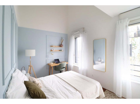 Delicate 13 m² bedroom for rent in coliving in Lille - குடியிருப்புகள்  