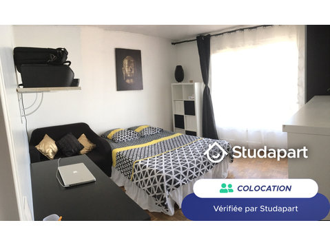 3 chambre(s) libre(s) dans une colocation de 1 chambres… - À louer