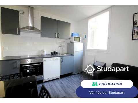 4 chambre(s) libre(s) dans une colocation de 1 chambres… - เพื่อให้เช่า