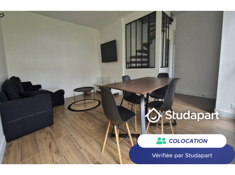 4 chambre(s) libre(s) dans une colocation de 1 chambres… - À louer