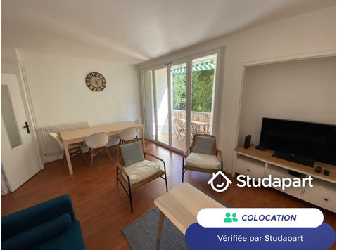 4 chambre(s) libre(s) dans une colocation de 1 chambres… - À louer