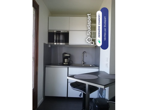 Studio meublé avec petit balcon au 3ème étage d'une… - À louer