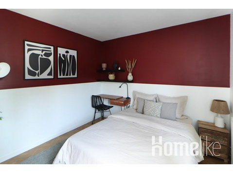 Elegante kamer van 13 m² te huur in Coliving nabij Parijs -… - Woning delen