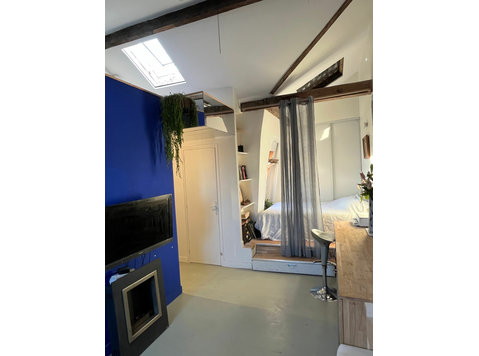 Artfully renovated Haussmann loft - chic and cosy - Kiralık