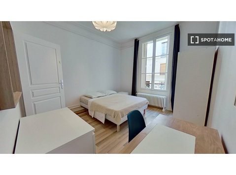 Pokój do wynajęcia w 5-pokojowym mieszkaniu w Paryżu - Do wynajęcia