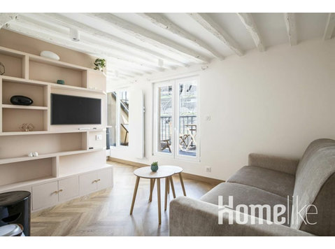 A Bright studio with Terraza in Grands Boulevards - 公寓