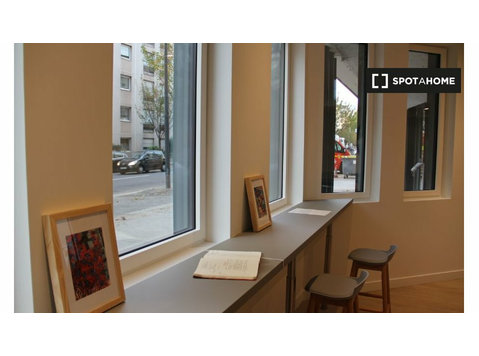Studio meublé avec rooftop, jardin, salle de gym, home… - Appartements