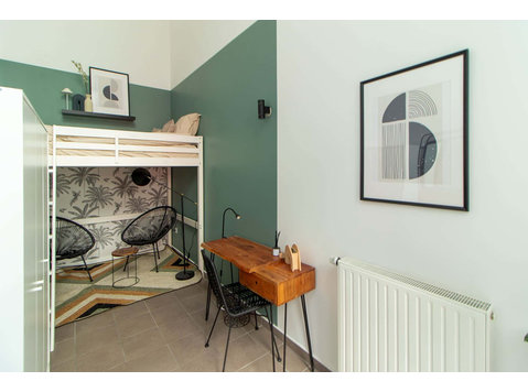 Rent this 11 m² in coliving room with mezzanine in Paris - Appartementen