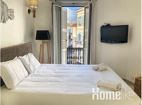 Heart of Cannes contemporary  1 BR 4 pax balcony Palais &… - 公寓