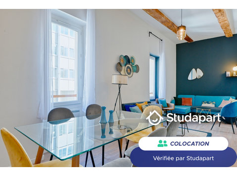 3 chambre(s) libre(s) dans une colocation de 1 chambres… - À louer