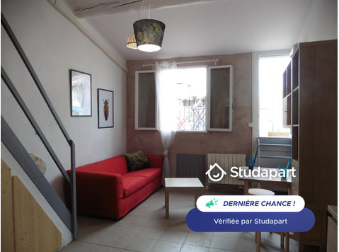 Petit appartement T1 avec mezzanine  et terrasse ,meublé… - Zu Vermieten