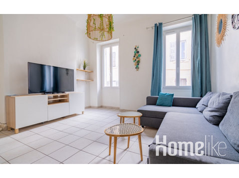 Warm apartment for 6 people Marseille - شقق