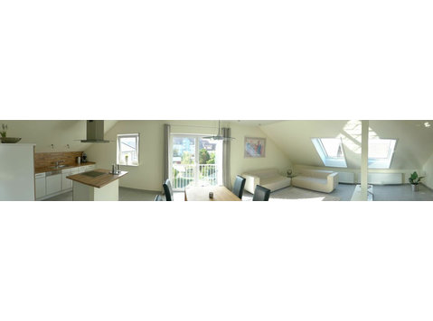Exclusive 2 room top floor apartment in Hockenheim - For Rent