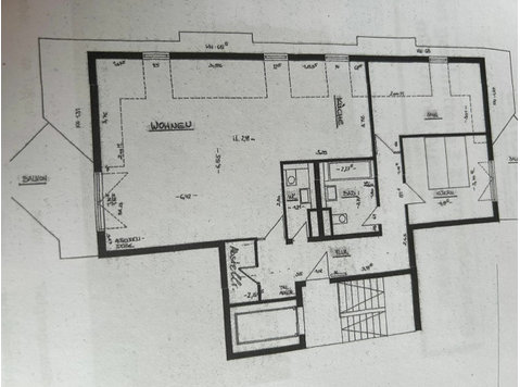 Penthouse flat for interim rent near Karlsruhe: 3 rooms,… - Do wynajęcia
