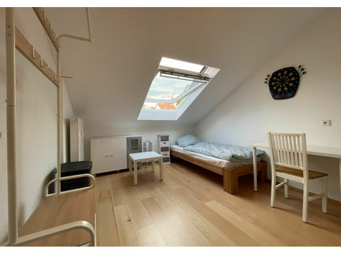 Simplex Apartments: private room near Karlsruhe - Til leje